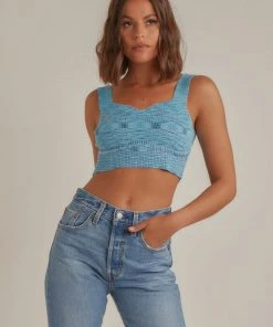 Peppermayo New & Most Loved On The Coast Knit Crop - Blue 7 Peppermayo New & Most Loved On The Coast Knit Crop - Blue