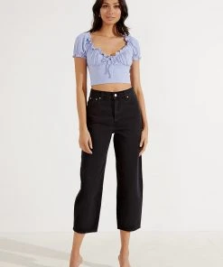 Peppermayo Apertivo Hour Crop - Blue