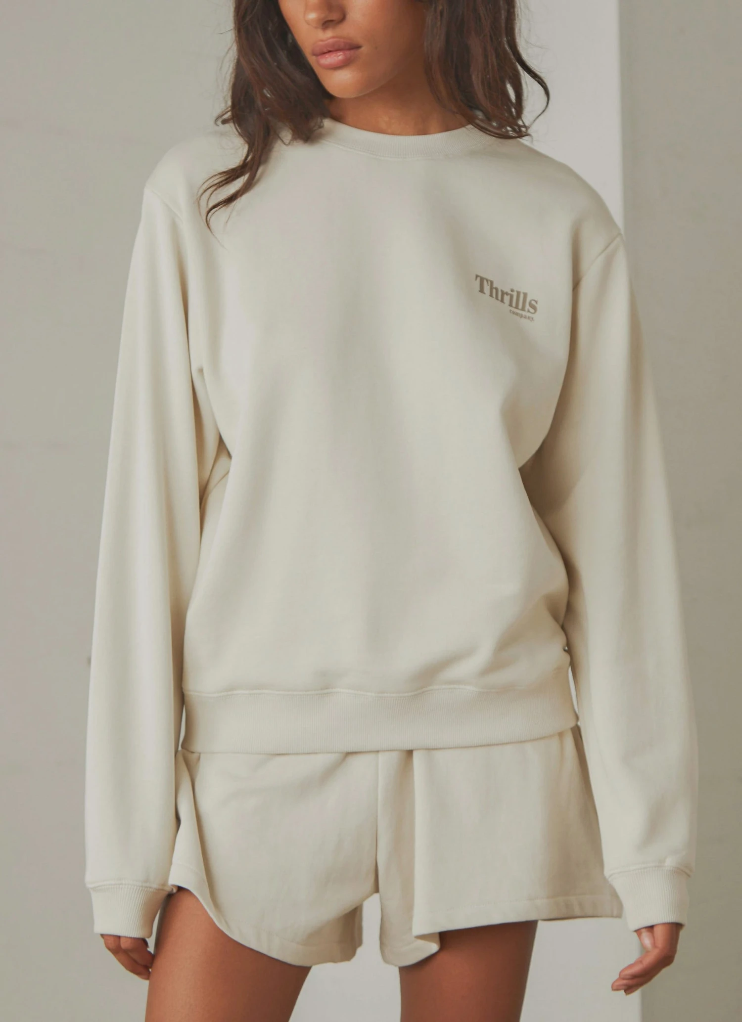 Thrills Ops Organic Cotton Crew - Heritage White New & Most Loved 1 Thrills Ops Organic Cotton Crew - Heritage White New & Most Loved