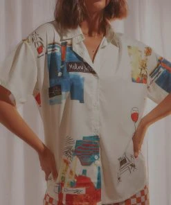 Peppermayo New Tops Cabo Nights Shirt - Multi 7 Peppermayo New Tops Cabo Nights Shirt - Multi