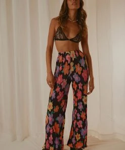 Peppermayo Exclusive 90s Muse Pants - Noir Bloom 10 Peppermayo Exclusive 90s Muse Pants - Noir Bloom