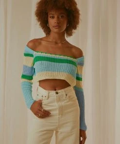 Peppermayo Exclusive Copacabana Crochet Top - Blue Green Multi New & Most Loved 7 Peppermayo Exclusive Copacabana Crochet Top - Blue Green Multi New & Most Loved