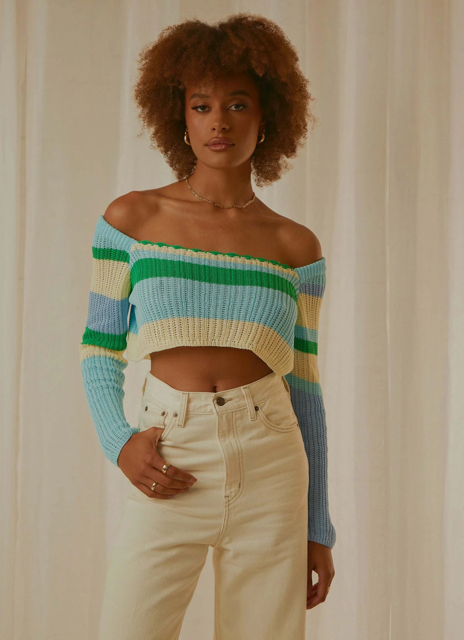 Peppermayo Exclusive Copacabana Crochet Top - Blue Green Multi New & Most Loved 3 Peppermayo Exclusive Copacabana Crochet Top - Blue Green Multi New & Most Loved