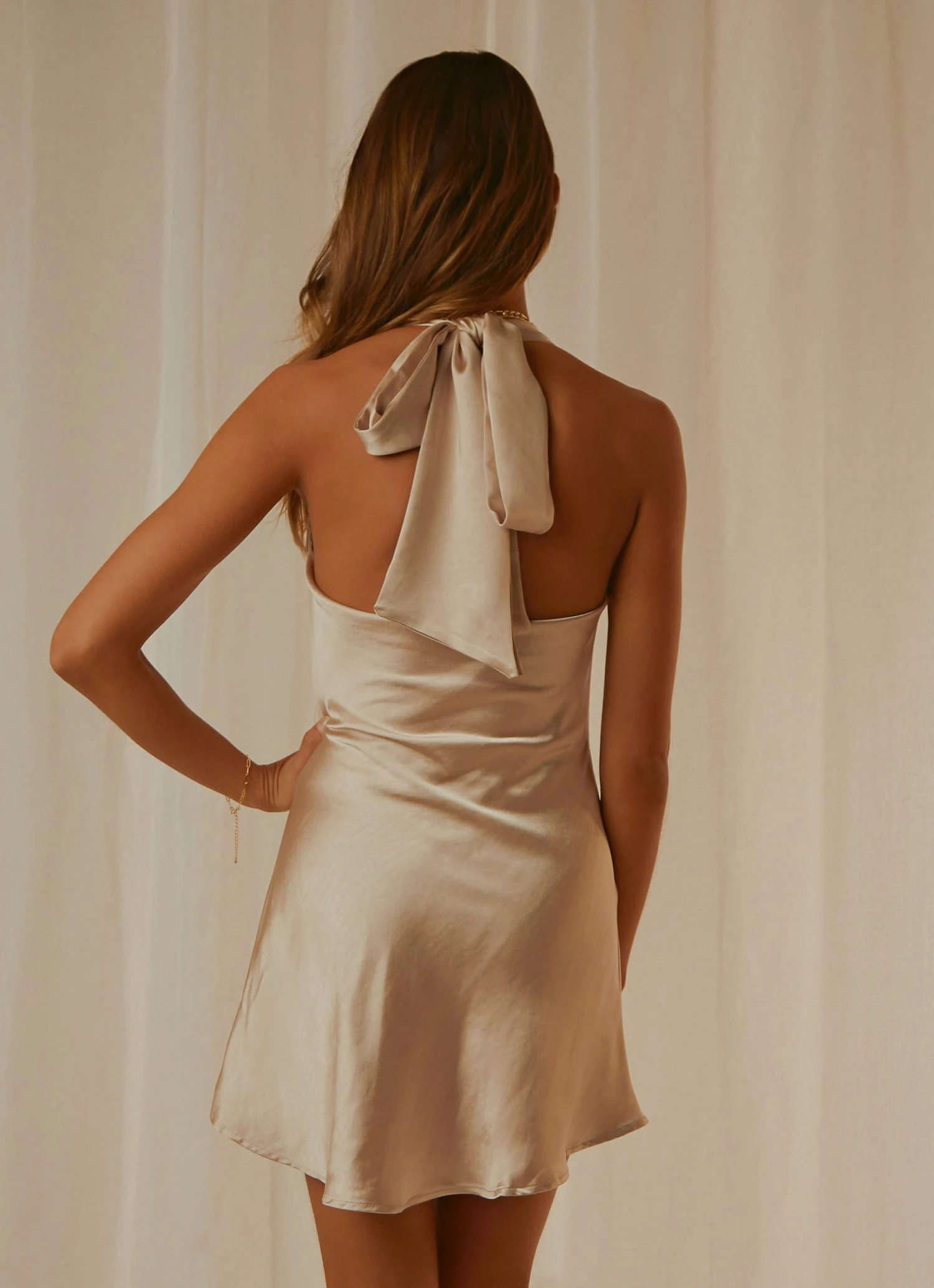 Peppermayo Love You Better Mini Dress - Beige New & Most Loved 6 Peppermayo Love You Better Mini Dress - Beige New & Most Loved