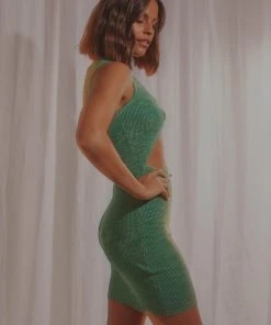 Peppermayo Good Days Knit Mini Dress - Green New & Most Loved 8 Peppermayo Good Days Knit Mini Dress - Green New & Most Loved