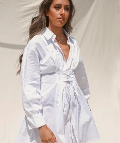 Peppermayo On Duty Dress - White