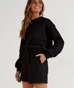 Peppermayo Exclusive Girl Gang Lounge Short - Black