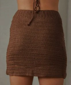 Peppermayo Exclusive Summer Style Crochet Skirt - Choc Brown 11 Peppermayo Exclusive Summer Style Crochet Skirt - Choc Brown