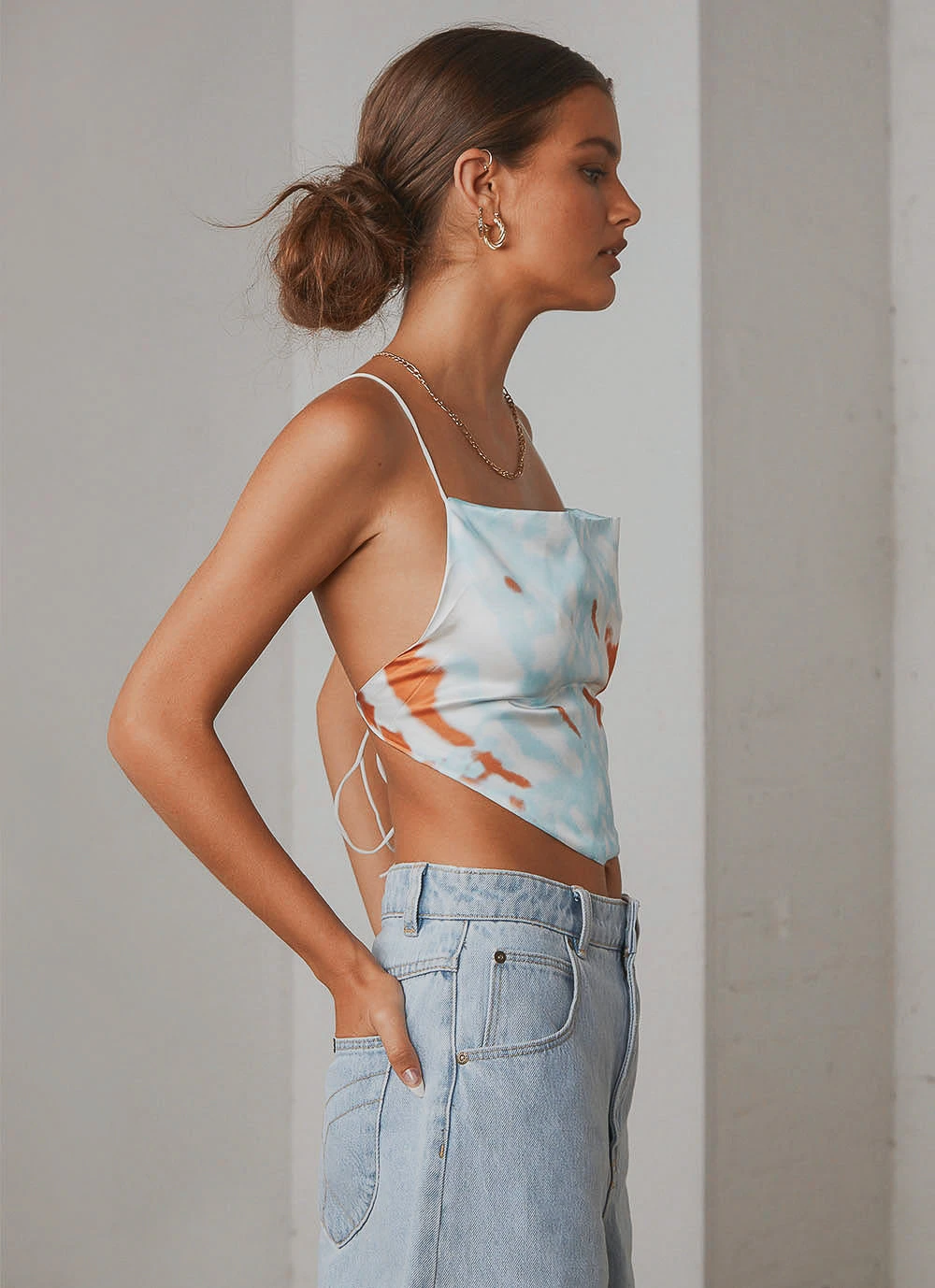 Peppermayo New & Most Loved Be My Baby Crop - Blue 4 Peppermayo New & Most Loved Be My Baby Crop - Blue