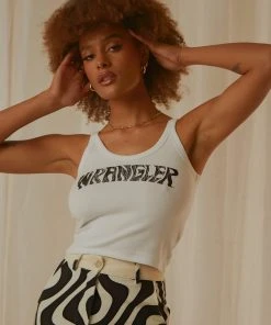 Wrangler Warped Cami - Optic White