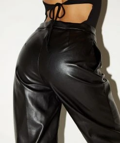 Lioness Fashion Maple Street Pant - Black PU