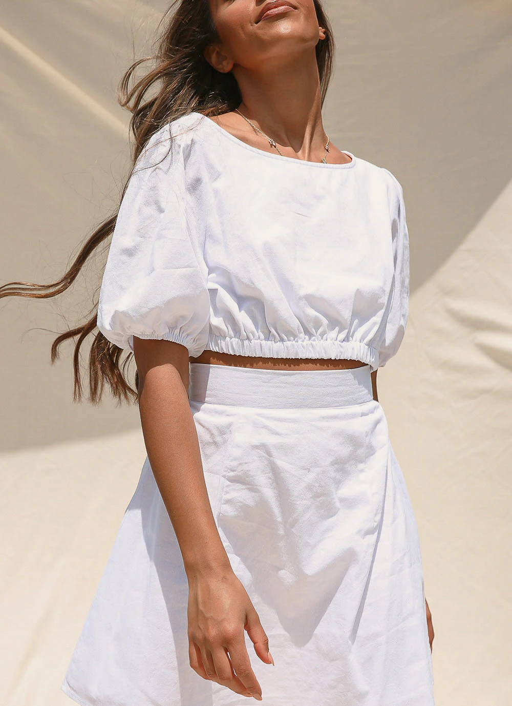Peppermayo New & Most Loved Little Sun Crop Top - White 2 Peppermayo New & Most Loved Little Sun Crop Top - White