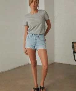 Levi's Perfect Tee - Smokestack Heather New & Most Loved