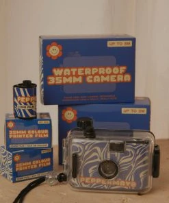 Peppermayo Exclusive Art Trip PM 35mm Reuseable Film Camera - Cobalt Marble 11 Peppermayo Exclusive Art Trip PM 35mm Reuseable Film Camera - Cobalt Marble