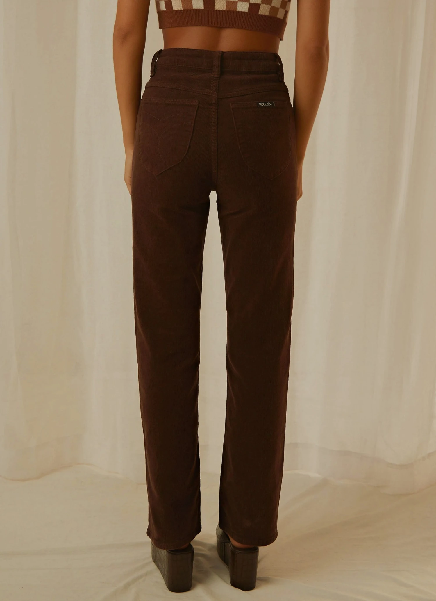 Rolla's Original Straight - Brown Cord New & Most Loved 6 Rolla's Original Straight - Brown Cord New & Most Loved