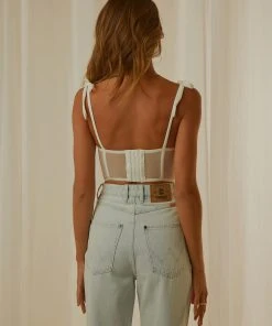 Kat The Label New & Most Loved Femme Bustier - White