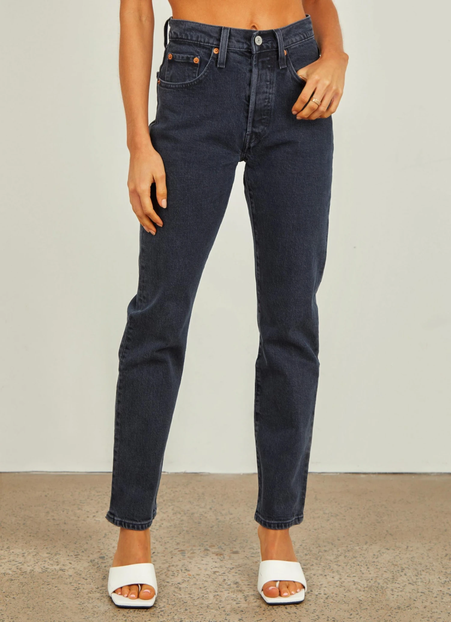 Levi's New & Most Loved 501 Crop Jeans - Deep Dark 1 Levi's New & Most Loved 501 Crop Jeans - Deep Dark