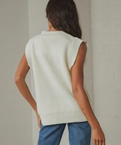 Peppermayo Everything About You Knit Vest - White 9 Peppermayo Everything About You Knit Vest - White