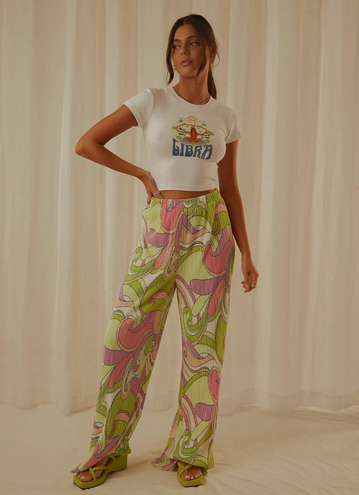 Wrangler Libra Baby Tee - White 4 Wrangler Libra Baby Tee - White