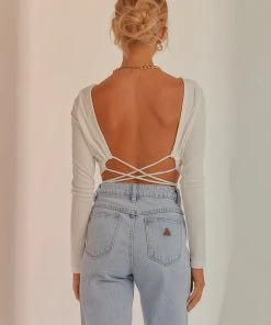 Peppermayo All She Wrote Crop Top - White 9 Peppermayo All She Wrote Crop Top - White