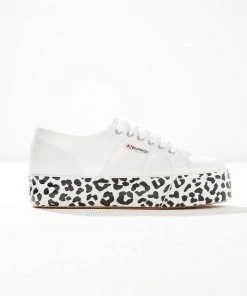 Superga 2790 Cotw Printed Sneaker - White/ Leopard 7 Superga 2790 Cotw Printed Sneaker - White/ Leopard