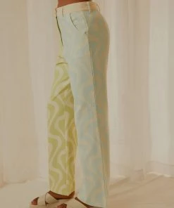 Peppermayo Exclusive Ma Belle Pants - Ocean Wave New & Most Loved 10 Peppermayo Exclusive Ma Belle Pants - Ocean Wave New & Most Loved