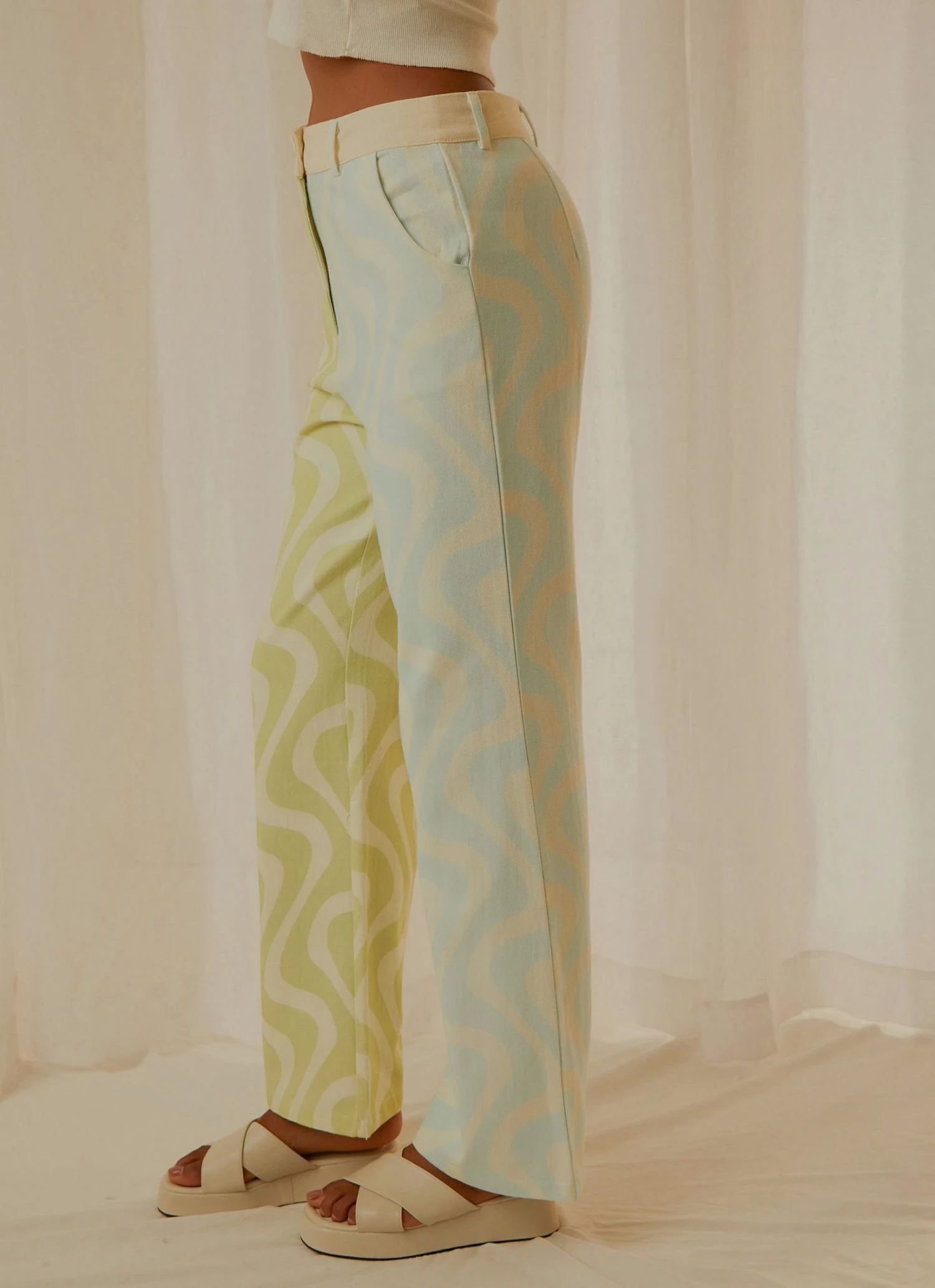 Peppermayo Exclusive Ma Belle Pants - Ocean Wave New & Most Loved 5 Peppermayo Exclusive Ma Belle Pants - Ocean Wave New & Most Loved