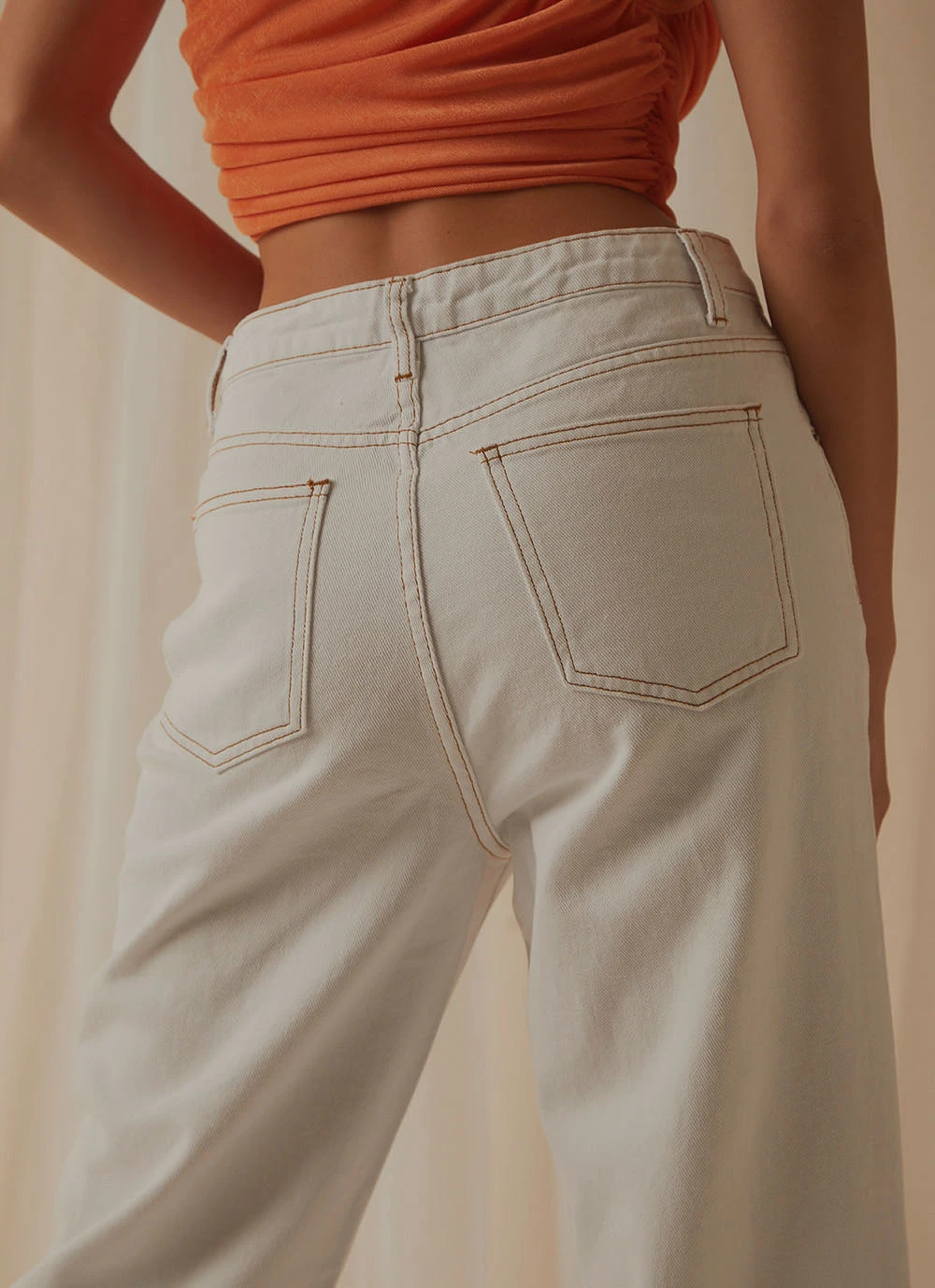 Lioness Fashion Lowrider Denim Jean - White New & Most Loved 4 Lioness Fashion Lowrider Denim Jean - White New & Most Loved