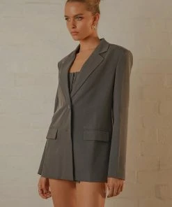 Peppermayo Exclusive Maggie Blazer - Charcoal - Pre-Order 9 Peppermayo Exclusive Maggie Blazer - Charcoal - Pre-Order