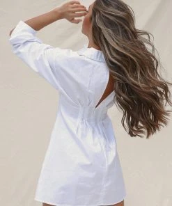 Peppermayo On Duty Dress - White 8 Peppermayo On Duty Dress - White