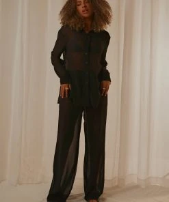 4th & Reckless Darcie Trouser - Black New & Most Loved 8 4th & Reckless Darcie Trouser - Black New & Most Loved