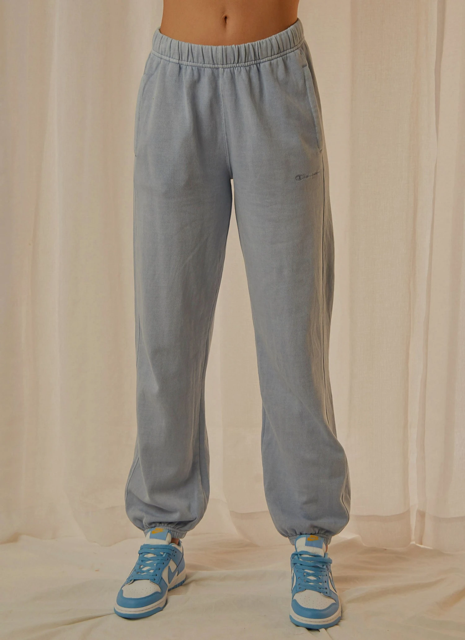 Champion Vintage Dye Boyfriend Jogger - Wildflower Blue New & Most Loved 4 Champion Vintage Dye Boyfriend Jogger - Wildflower Blue New & Most Loved