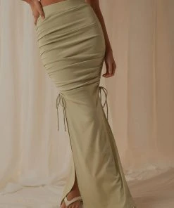 Peppermayo Perfect Match Midi Skirt - Sage Green New & Most Loved