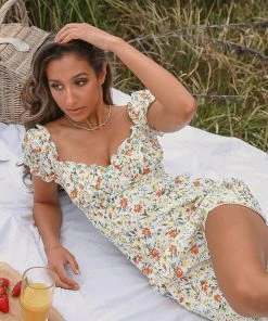 Peppermayo New Dresses Vue Midi Dress - White