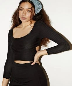 Peppermayo Week Away Knit Top - Black New Tops