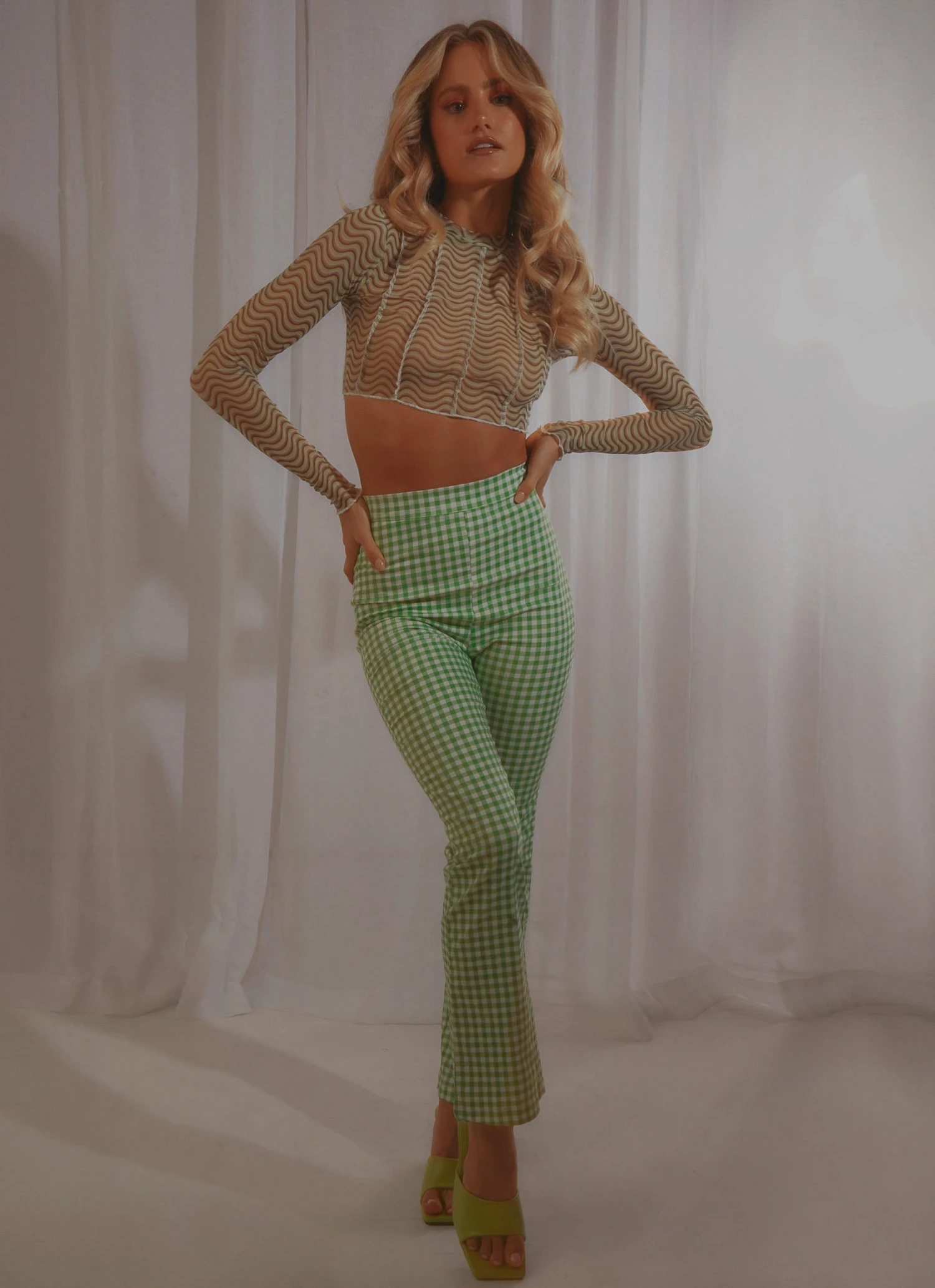 Peppermayo Exclusive Disco Inferno Crop - Retro Wave 4 Peppermayo Exclusive Disco Inferno Crop - Retro Wave