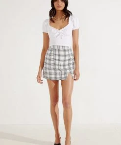 Peppermayo Peppin Skirt - Black Check New & Most Loved 7 Peppermayo Peppin Skirt - Black Check New & Most Loved