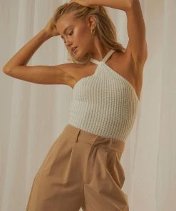 Peppermayo Exclusive Taylor Knit Halter - Cream 7 Peppermayo Exclusive Taylor Knit Halter - Cream