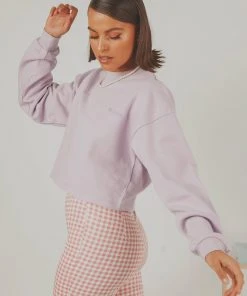 Wrangler New & Most Loved Darling Crop Sweat - Misty Lilac 8 Wrangler New & Most Loved Darling Crop Sweat - Misty Lilac