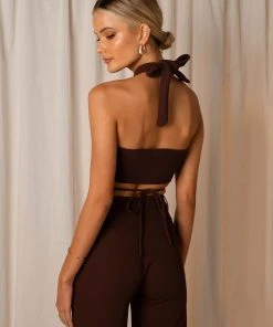 Peppermayo Exclusive On The Run Crop - Choc Brown 9 Peppermayo Exclusive On The Run Crop - Choc Brown