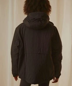 Afends Streetlights Unisex Recyled Nylon Anorak - Black New & Most Loved 11 Afends Streetlights Unisex Recyled Nylon Anorak - Black New & Most Loved