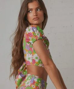 Peppermayo Exclusive New & Most Loved Brady Crop Top - 70s Floral 10 Peppermayo Exclusive New & Most Loved Brady Crop Top - 70s Floral