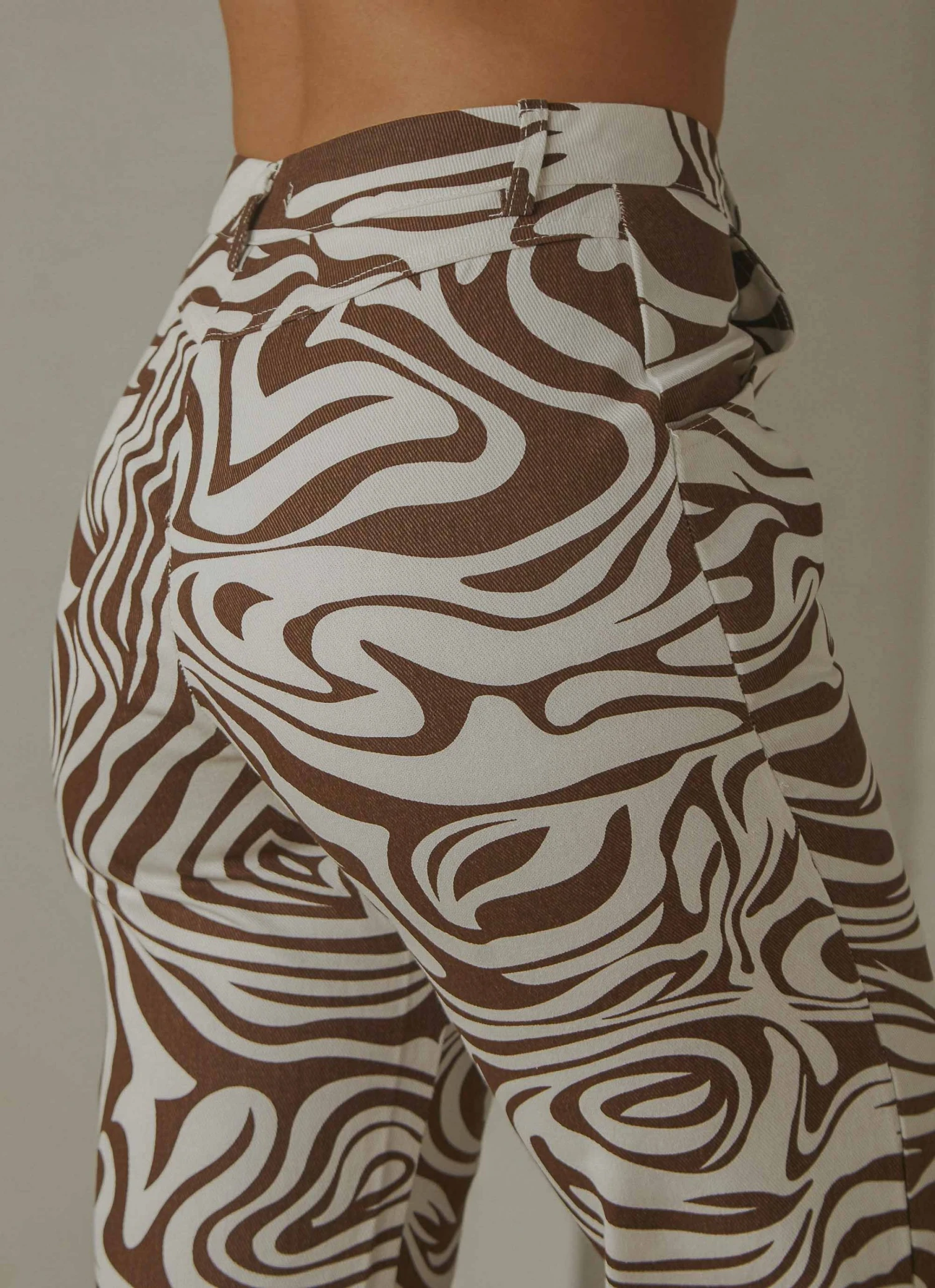 Peppermayo New & Most Loved Serena Pants - Brown Print 3 Peppermayo New & Most Loved Serena Pants - Brown Print