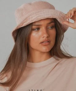 Peppermayo Sales 20 Afends New & Most Loved Cara Hemp Corduroy Bucket Hat - Ash Pink