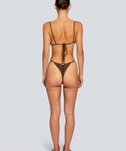 LaHana Swim Chia Bottom - Ribbed Brown 11 LaHana Swim Chia Bottom - Ribbed Brown