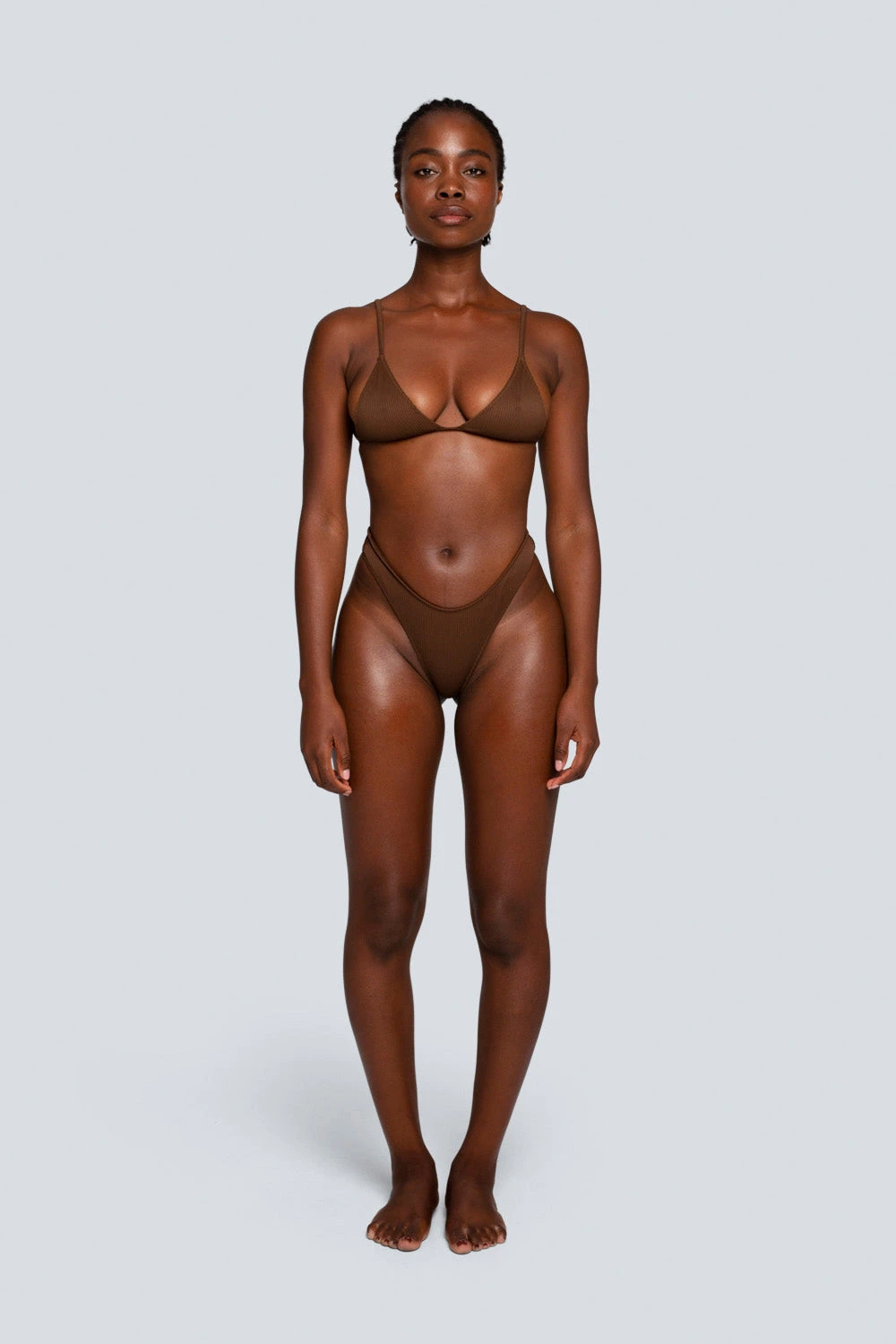 LaHana Swim Piper Bottom - Ribbed Brown 5 LaHana Swim Piper Bottom - Ribbed Brown