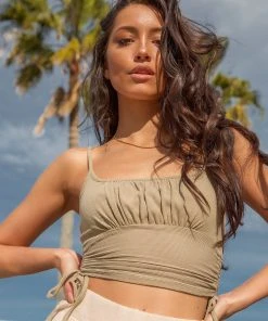 Peppermayo Exclusive New & Most Loved Girls Nation Top - Khaki